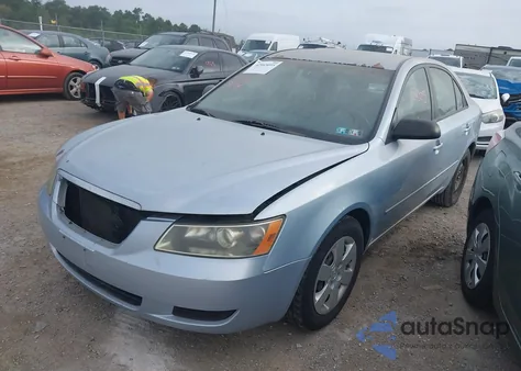 2007 Hyundai Sonata Gls из США, поврежденный, VIN 5NPET46C07H204428